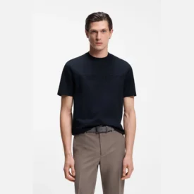 بوس تي شيرت BOSS Navy