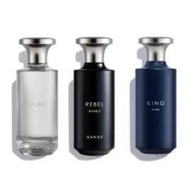 مجموعة عطر ريبلز – أو دو برفان –  150 مل × 3 – للرجال – من عساف