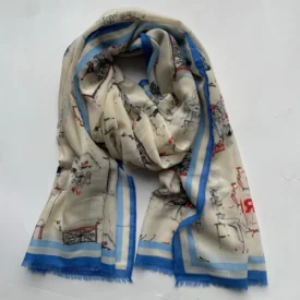 كارل لاجرفيلد وشاح/ سكارف