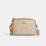 شنطة كوتش Jamie Camera Bag In Rainbow Signature Canvas