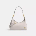 smooth leather/Brass/Chalk