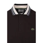 lacostefrenchmadeclassicfitstripecollarpoloshirtbrown1-2-outlet90-com