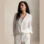 رالف لورين قميص RL Classic Fit Linen Shirt