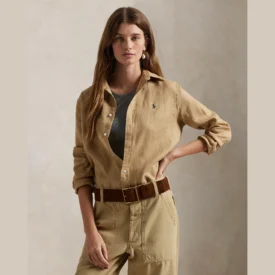 رالف لورين قميص RL Classic Fit Linen Shirt