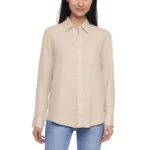 قميص جاب كتان Gap Women's Linen Blend Button-Down Shirt