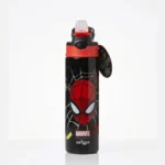 marvelspidermankidswaterbottle520mlstainlesssteelpushbuttonstrawbottledeliveryalloverpakistanwithcashondelivery1-4-outlet90-com