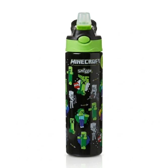 minecraftkidswaterbottle520mlstainlesssteelpushbuttonstrawbottledeliveryalloverpakistanwithcashondelivery2-1-outlet90-com