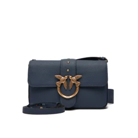 شنطة بينكو PINKO Lychee Pattern Leather Bird Mini Crossbody