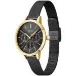 1502601-hugo-boss-watch-women-black-dial-metal-stainless-mesh-strap-quartz-battery-analog-three-hand-symphony