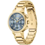 1502677-hugo-boss-watch-women-blue-dial-metal-stainless-gold-strap-quartz-battery-analog-chronograph-one