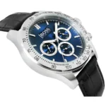 1513176-hugo-boss-watch-men-blue-dial-leather-black-strap-quartz-battery-analog-chronograph-ikon