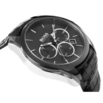 1513367-hugo-boss-watch-men-black-dial-leather-strap-quartz-battery-analog-chronograph-onyx