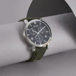 1513692-hugo-boss-watch-chronograph-men-black-dial-fibers-green-textile-over-leather-strap-quartz-battery-analog-spirit