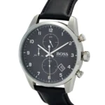 1513782-hugo-boss-watch-men-black-dial-leather-strap-quartz-battery-analog-chronograph-skymaster