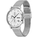 1513933-hugo-boss-watch-men-white-dial-metal-stainless-silver-mesh-strap-quartz-battery-analog-chronograph-skymaster