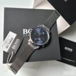 1513934-hugo-boss-watch-men-blue-dial-metal-stainless-gray-mesh-strap-quartz-battery-analog-chronograph-skymaster