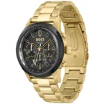 1514033-hugo-boss-watch-solar-movement-5bar-165ft-men-black-dial-metal-stainless-gold-strap-quartz-battery-analog-chronograph-solgrade