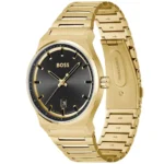 1514077-hugo-boss-watch-men-black-dial-metal-stainless-gold-strap-quartz-battery-analog-three-hand-candor
