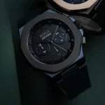 1514086-hugo-boss-watch-men-gray-dial-rubber-blue-strap-quartz-battery-analog-chronograph-taper