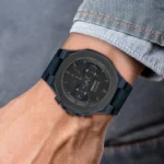 1514086-hugo-boss-watch-men-gray-dial-rubber-blue-strap-quartz-battery-analog-chronograph-taper