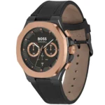 1514089-hugo-boss-watch-men-black-dial-rubber-strap-quartz-battery-analog-three-hand-taper