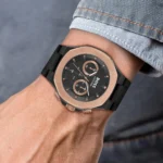 1514089-hugo-boss-watch-men-black-dial-rubber-strap-quartz-battery-analog-three-hand-taper