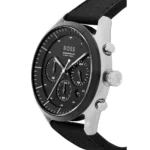 1514091-hugo-boss-watch-men-black-dial-rubber-strap-quartz-battery-analog-chronograph-top