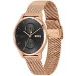 1514104-hugo-boss-watch-men-black-dial-metal-stainless-gold-strap-quartz-battery-analog-three-hand-tyler