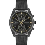 1514150-hugo-boss-watch-5bar-men-mesh-gray-dial-stainless-steel-metal-grey-strap-quartz-battery-analog-chronograph-skytraveller