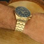 1514152-hugo-boss-watch-men-black-dial-stainless-steel-metal-gold-strap-quartz-battery-analog-chronograph-skytraveller