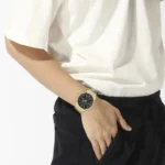 1514152-hugo-boss-watch-men-black-dial-stainless-steel-metal-gold-strap-quartz-battery-analog-chronograph-skytraveller