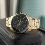 1514152-hugo-boss-watch-men-black-dial-stainless-steel-metal-gold-strap-quartz-battery-analog-chronograph-skytraveller