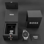 1514157-hugo-boss-watch-men-black-dial-stainless-steel-metal-silver-strap-quartz-battery-analog-chronograph-avery