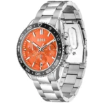 1514162-hugo-boss-watch-5bar-50-meters-men-orange-dial-stainless-steel-metal-silver-strap-quartz-battery-analog-chronograph-runner