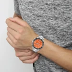 1514162-hugo-boss-watch-5bar-50-meters-men-orange-dial-stainless-steel-metal-silver-strap-quartz-battery-analog-chronograph-runner