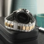 1514163-hugo-boss-watch-men-blue-dial-stainless-steel-metal-silver-gold-strap-quartz-battery-analog-chronograph-allure