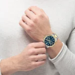 1514163-hugo-boss-watch-men-blue-dial-stainless-steel-metal-silver-gold-strap-quartz-battery-analog-chronograph-allure