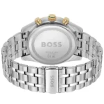 1514195-hugo-boss-watch-5bar-men-green-dial-stainless-steel-metal-silver-strap-quartz-battery-analog-chronograph-skytraveler