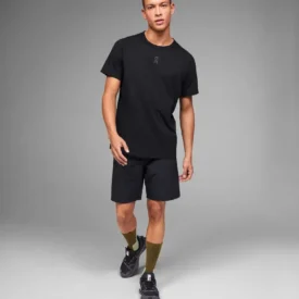 تي شيرت اون On Trek T-shirt Herr Svart Darling