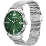 ar11578-emporio-armani-watch-men-green-dial-metal-stainless-steel-silver-mesh-strap-quartz-analog-minimalist-13-outlet90-com