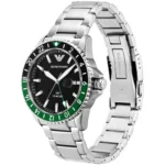 ar11589-emporio-armani-watch-gmt-100-meters-men-black-dial-metal-stainless-steel-silver-strap-quartz-analog-diver-44-outlet90-com