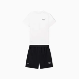 امبوريو ارماني سوت EA  T-Shirt and Shorts Running Sports Suit