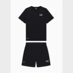 امبوريو ارماني سوت EA T-Shirt and Shorts Running Sports Suit