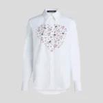 كارل لاجرفيلد قميص valentine poplin blouse