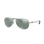Silver / Green Mirror