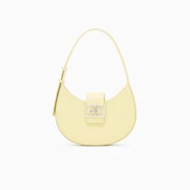 شنطة ارماني اكستشنج crescent shoulder bag
